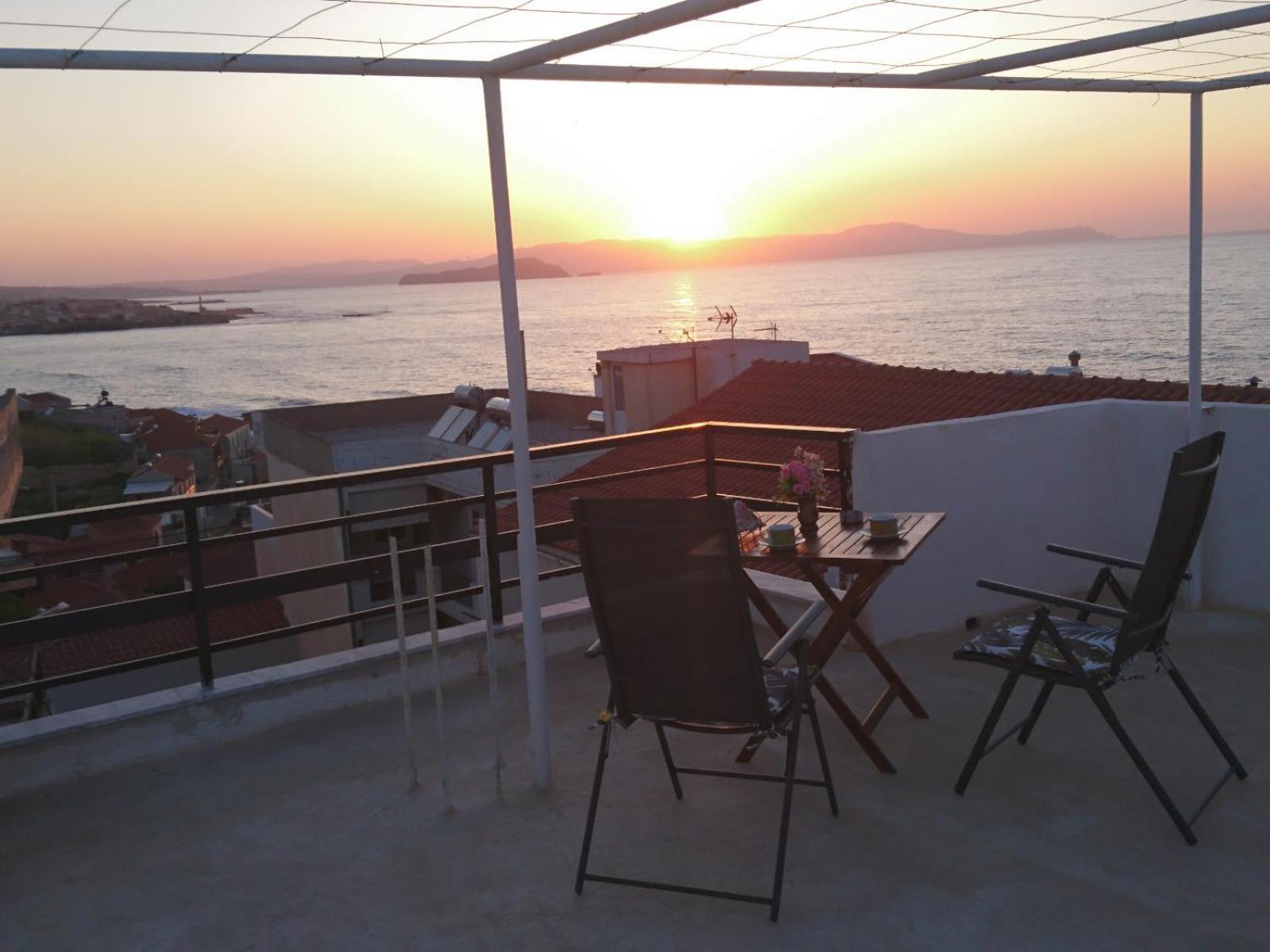 Sunny Family Apartment In Chania Close To The Sea Екстериор снимка